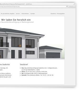jetzthaus Baustellenbesichtigung